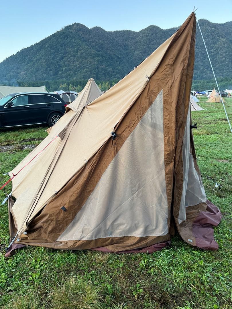 ワイバーンさま専用ワンポールテントTCとテンマクデザインフロントフラップ