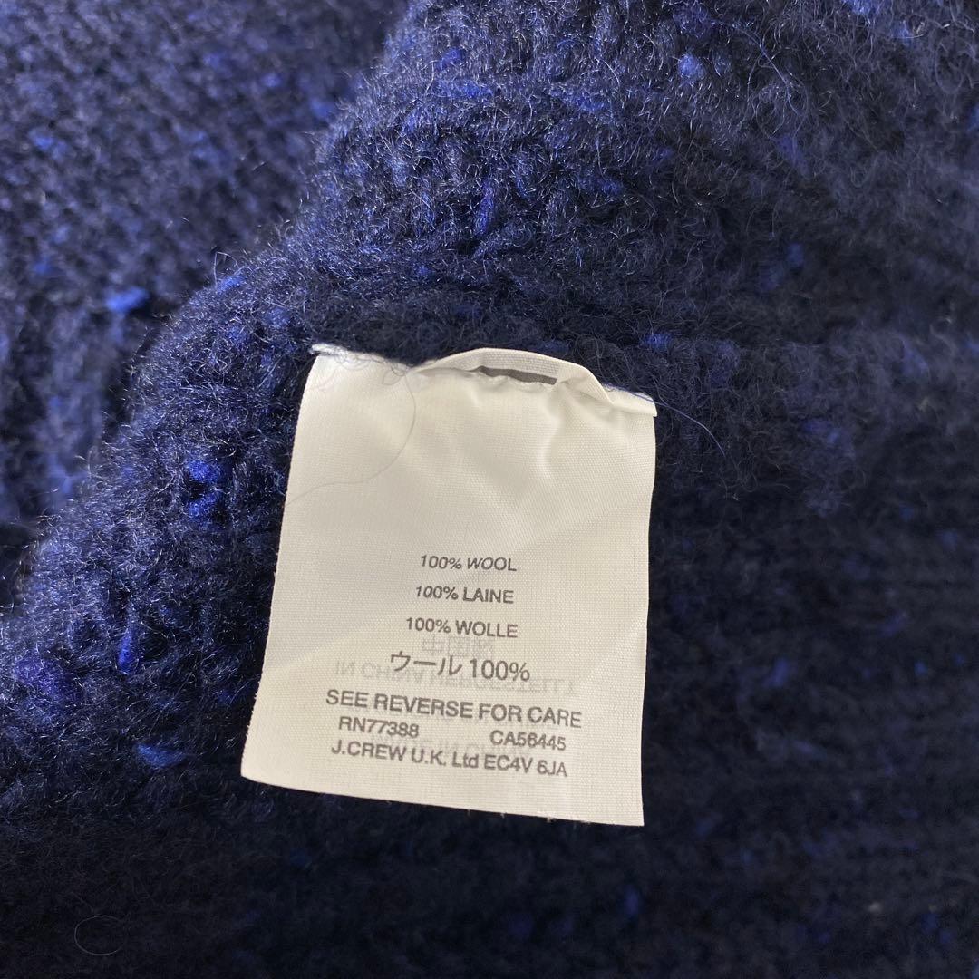 J.CREW Kilcarra ドニゴールウールショールカラーニットカーディガン