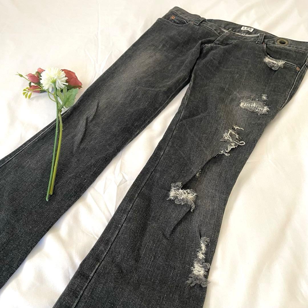 ヤフーフリマ愛好家 様L.G.B. ルグランブルー　ダメージデニム　Y2K