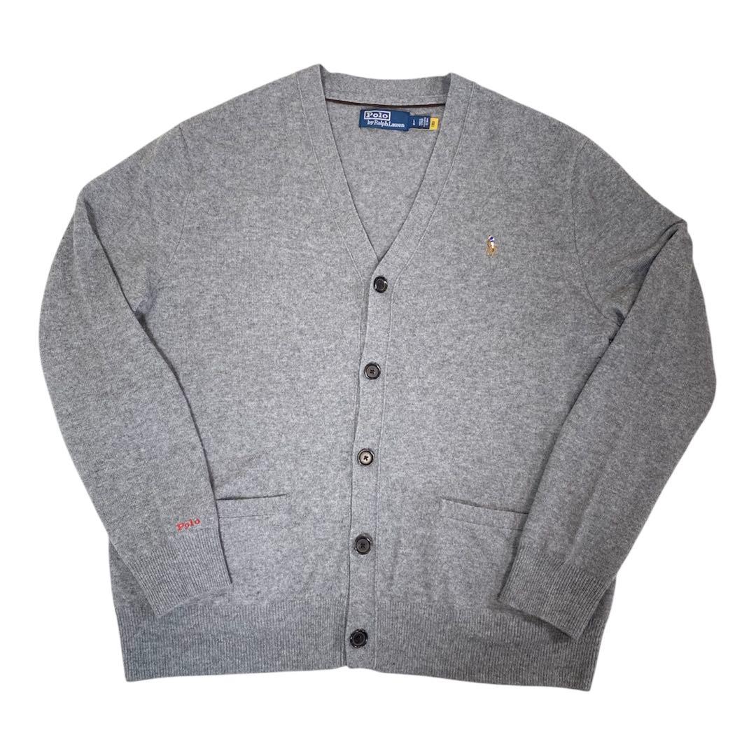 Polo by Ralph Lauren カーディガン L ニット　QR グレー