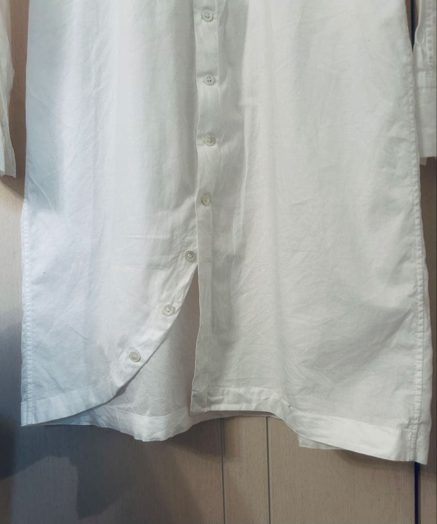 Yohji Yamamoto ホワイト長袖シャツヨージヤマモト