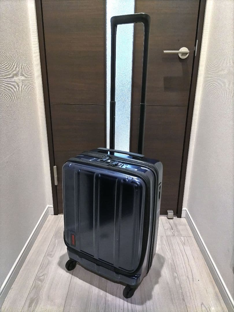 ブリーフィング　キャリーケース　機内持込 ネイビー　フロントオープン　H-34F