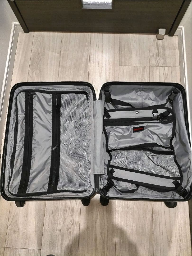 ブリーフィング　キャリーケース　機内持込 ネイビー　フロントオープン　H-34F