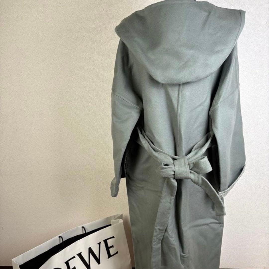 ロエベ　ロゴジャガード　フーデット　コート