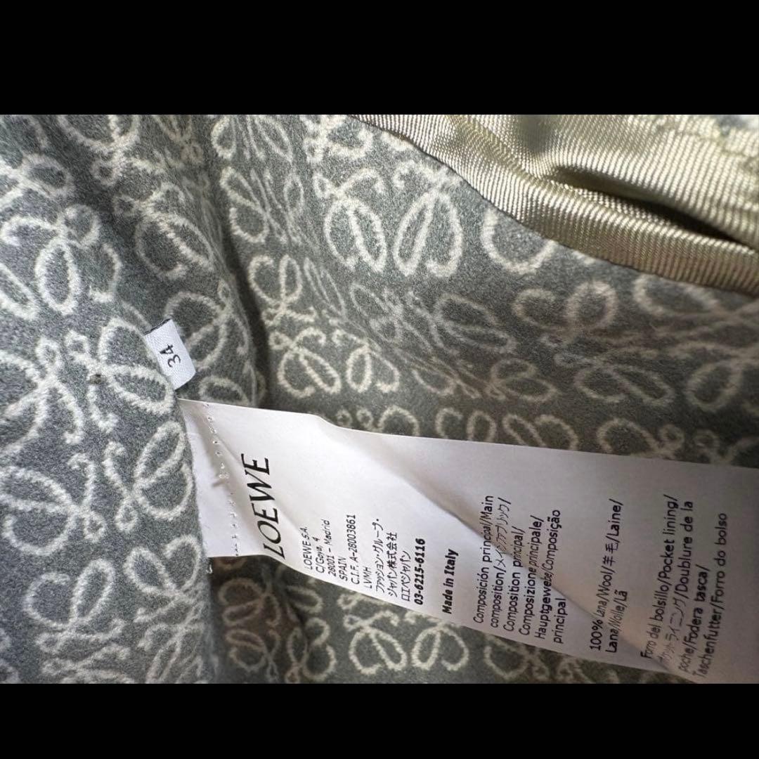 ロエベ　ロゴジャガード　フーデット　コート