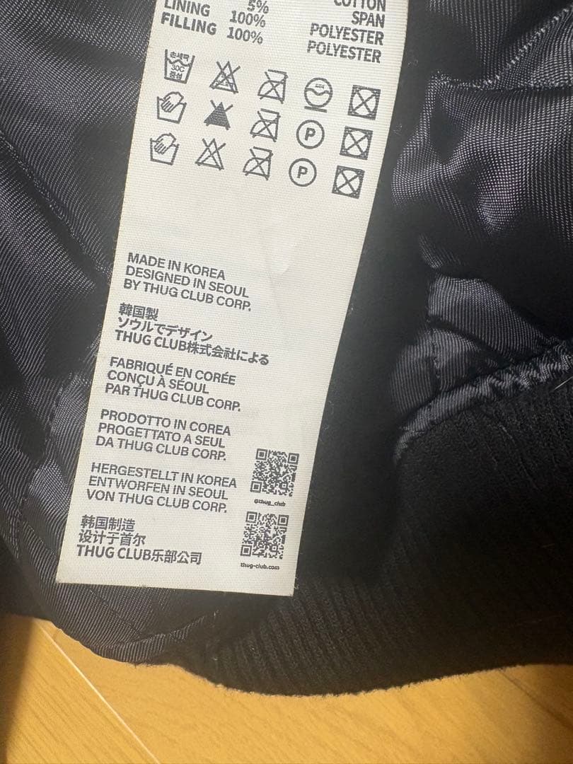 ジャケット・アウター THUG CLUB A WINGLESS BIRD