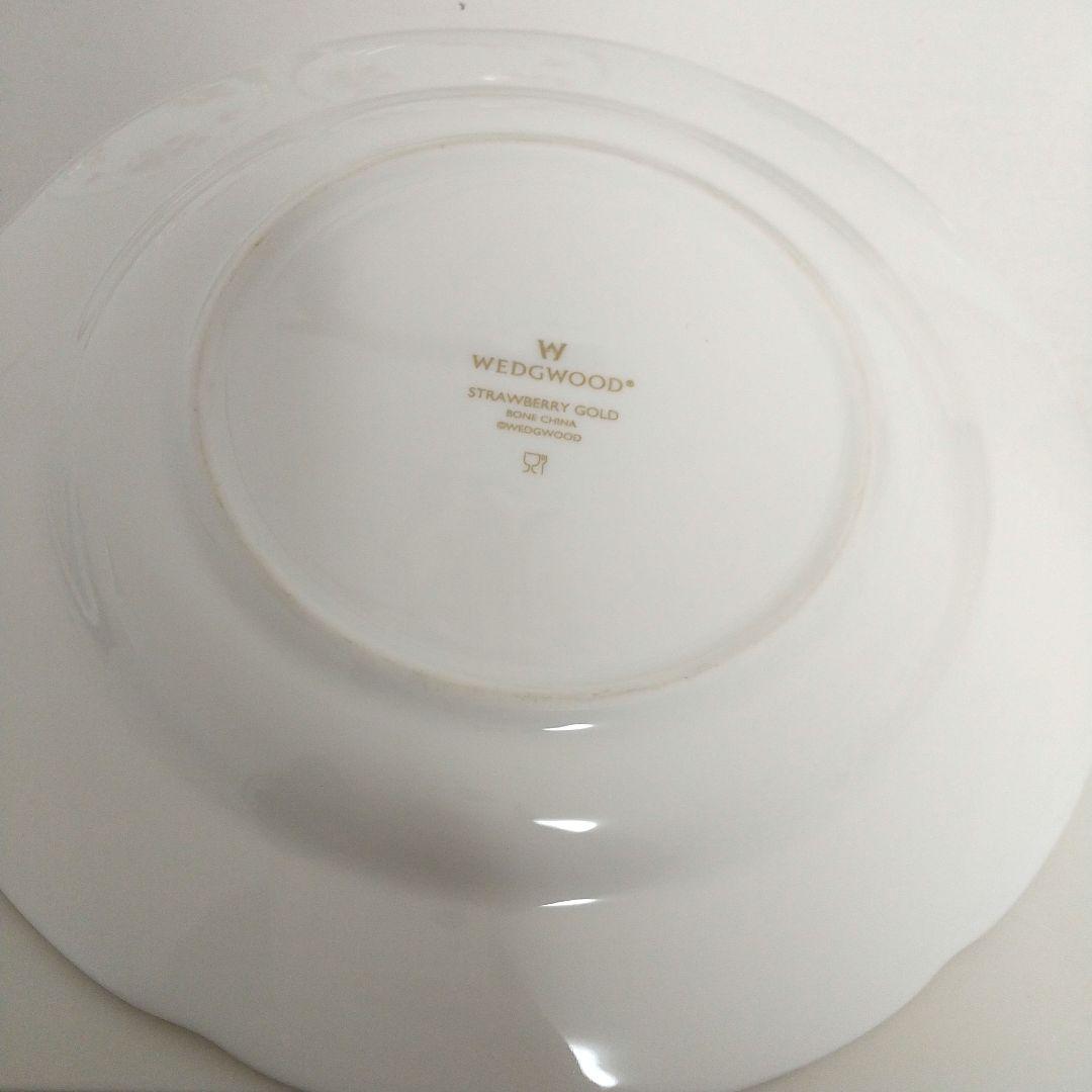 希少 ウェッジウッド　ストロベリーゴールド　プレート　皿　18cm　6枚
