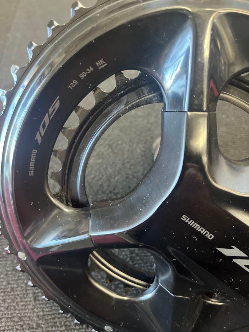 Shimano 105クランクセット 50-34T 165㎜　R7200 12速