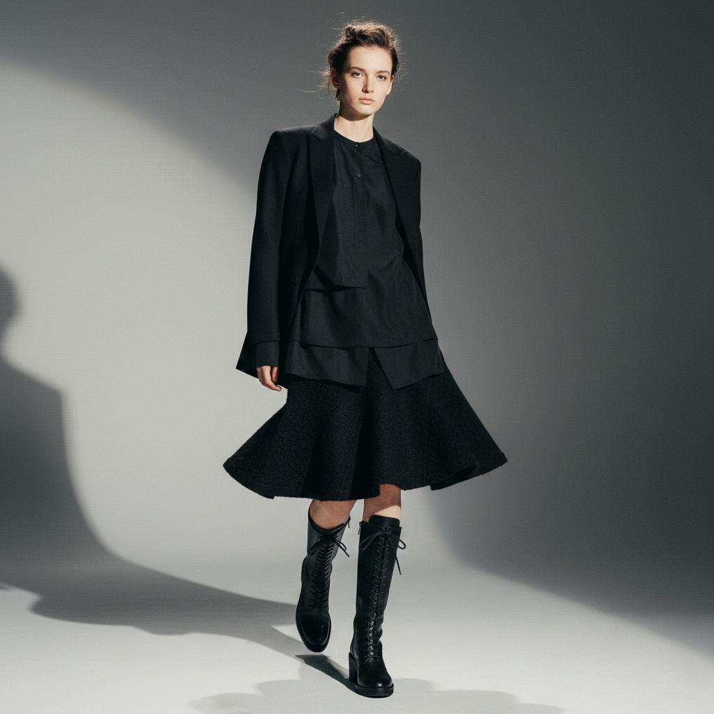 tricot COMME des GARCONS　不思議な生地のマーメイドスカー