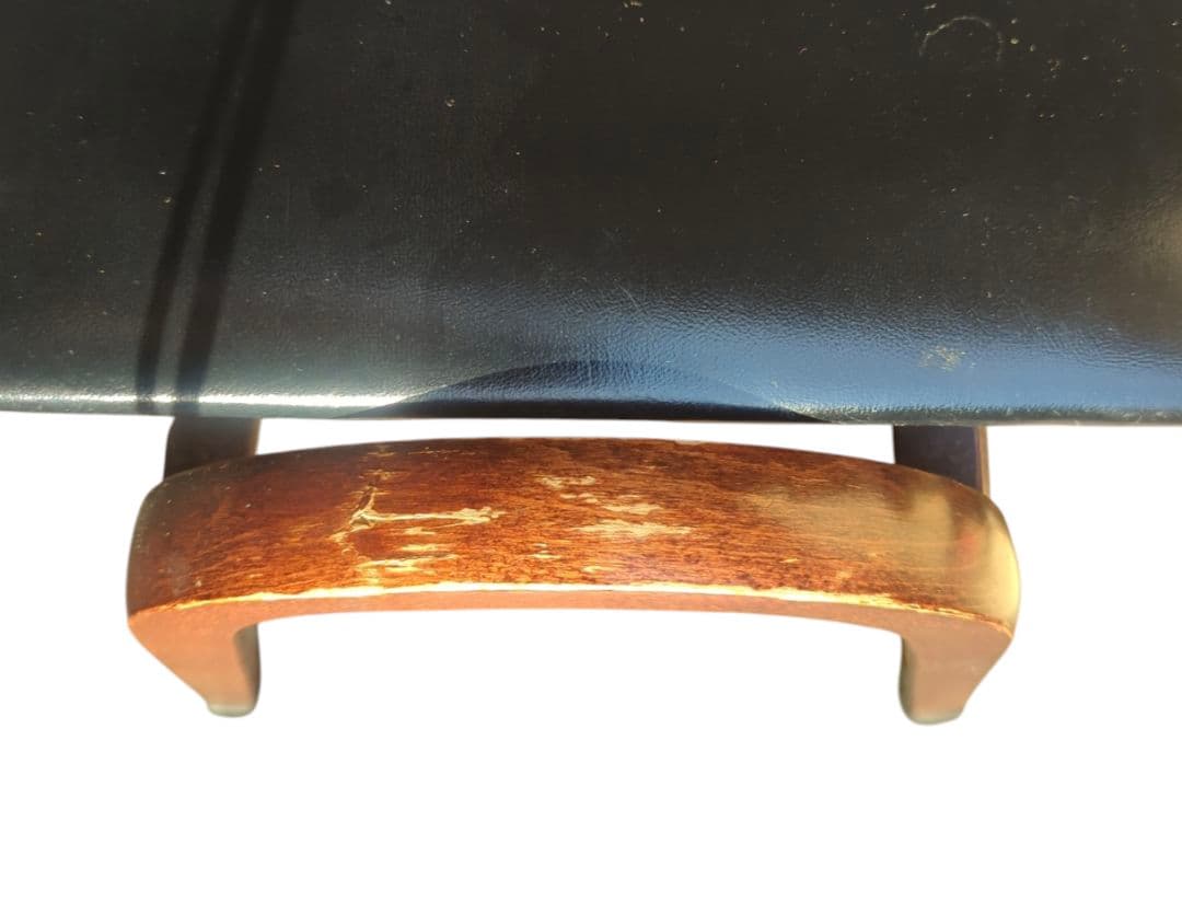 秋田木工　スタッキングスツール　ブラック　剣持勇　曲木