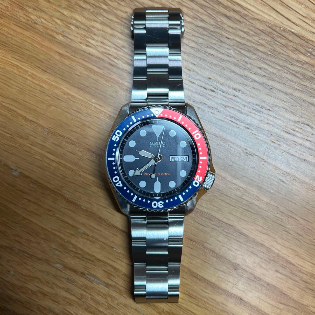 美品 セイコー SKX009 ネイビーボーイ 自動巻き SEIKO SKX