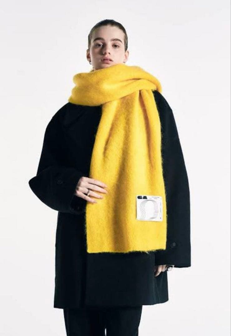 mimi GADID ANONIEM OLOF / YELLOW マフラー