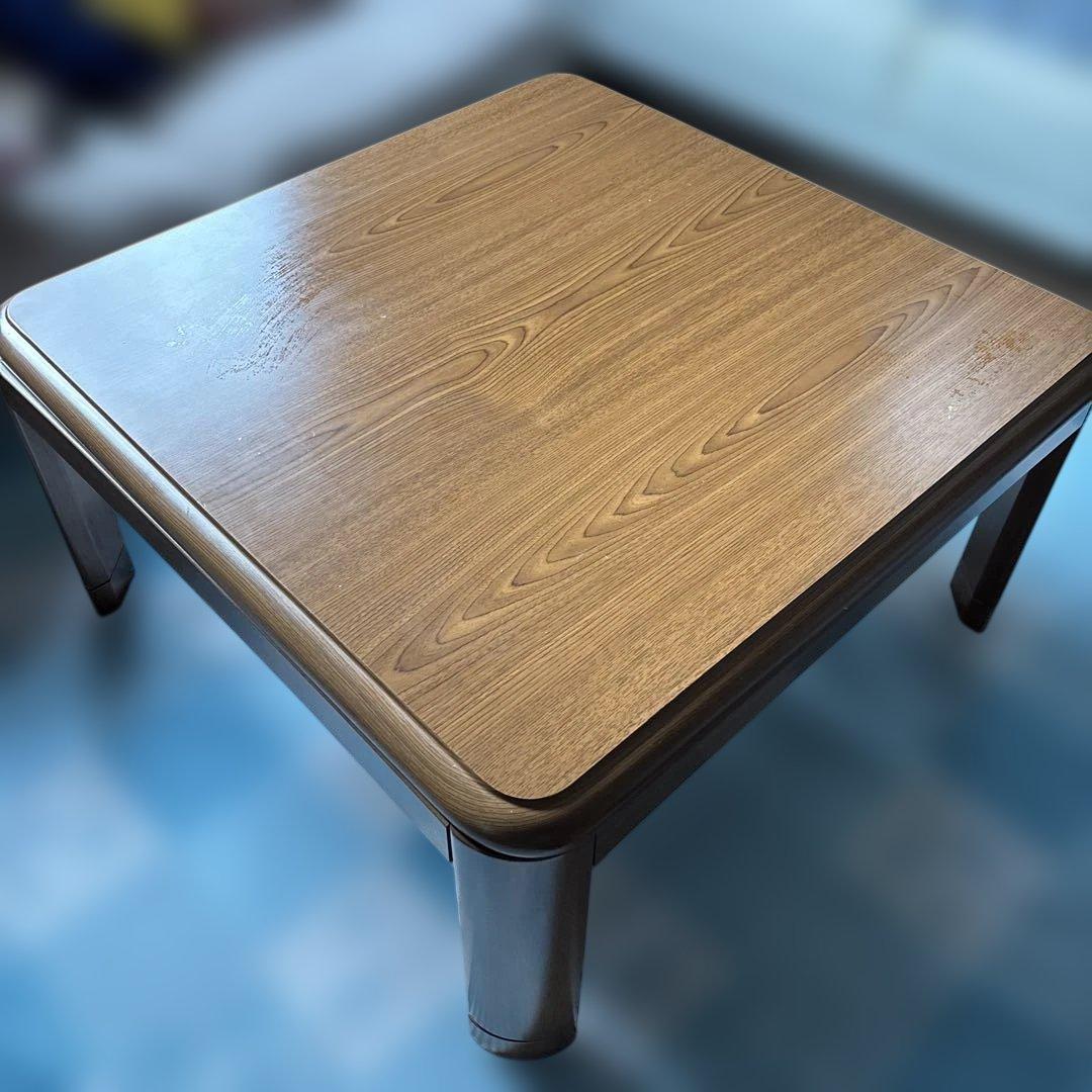 送料無料綺麗な木目調 80cm正方形 こたつ 炬燵