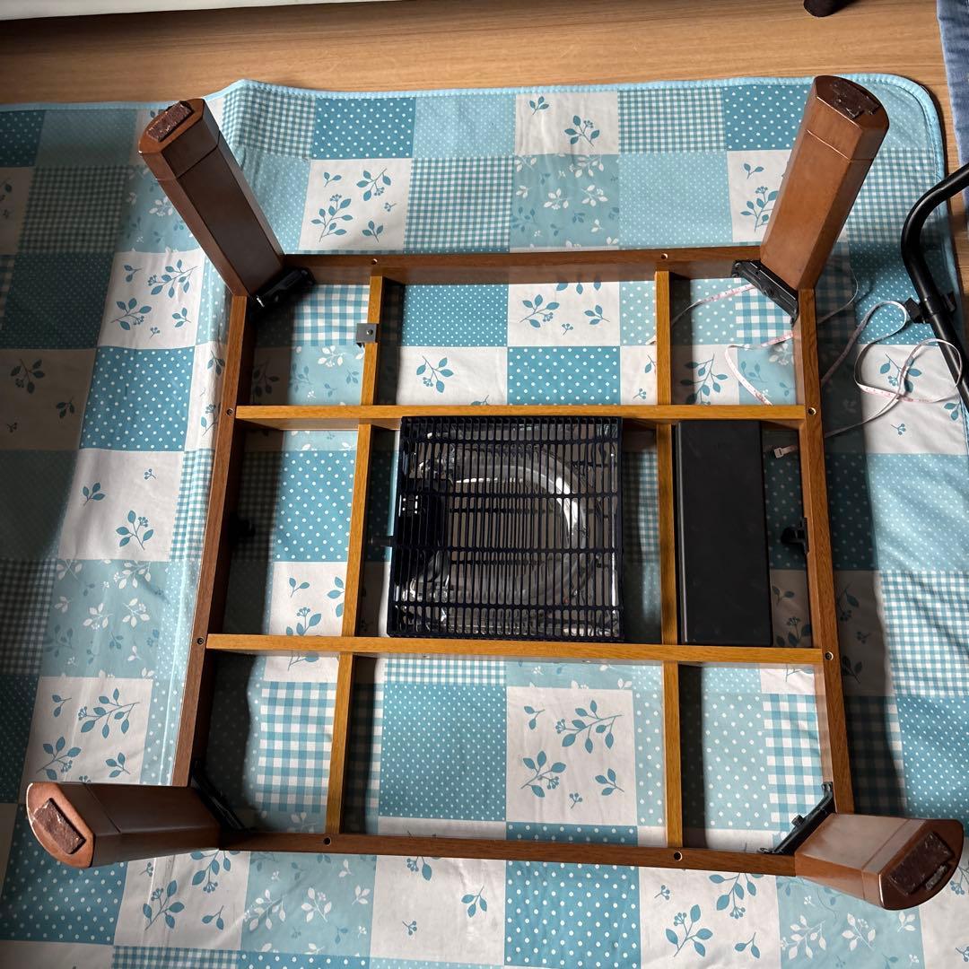 送料無料綺麗な木目調 80cm正方形 こたつ 炬燵