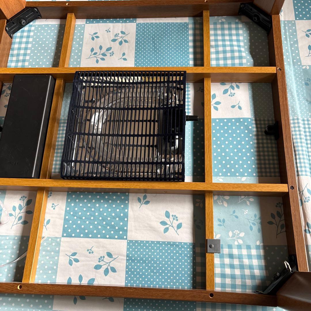 送料無料綺麗な木目調 80cm正方形 こたつ 炬燵