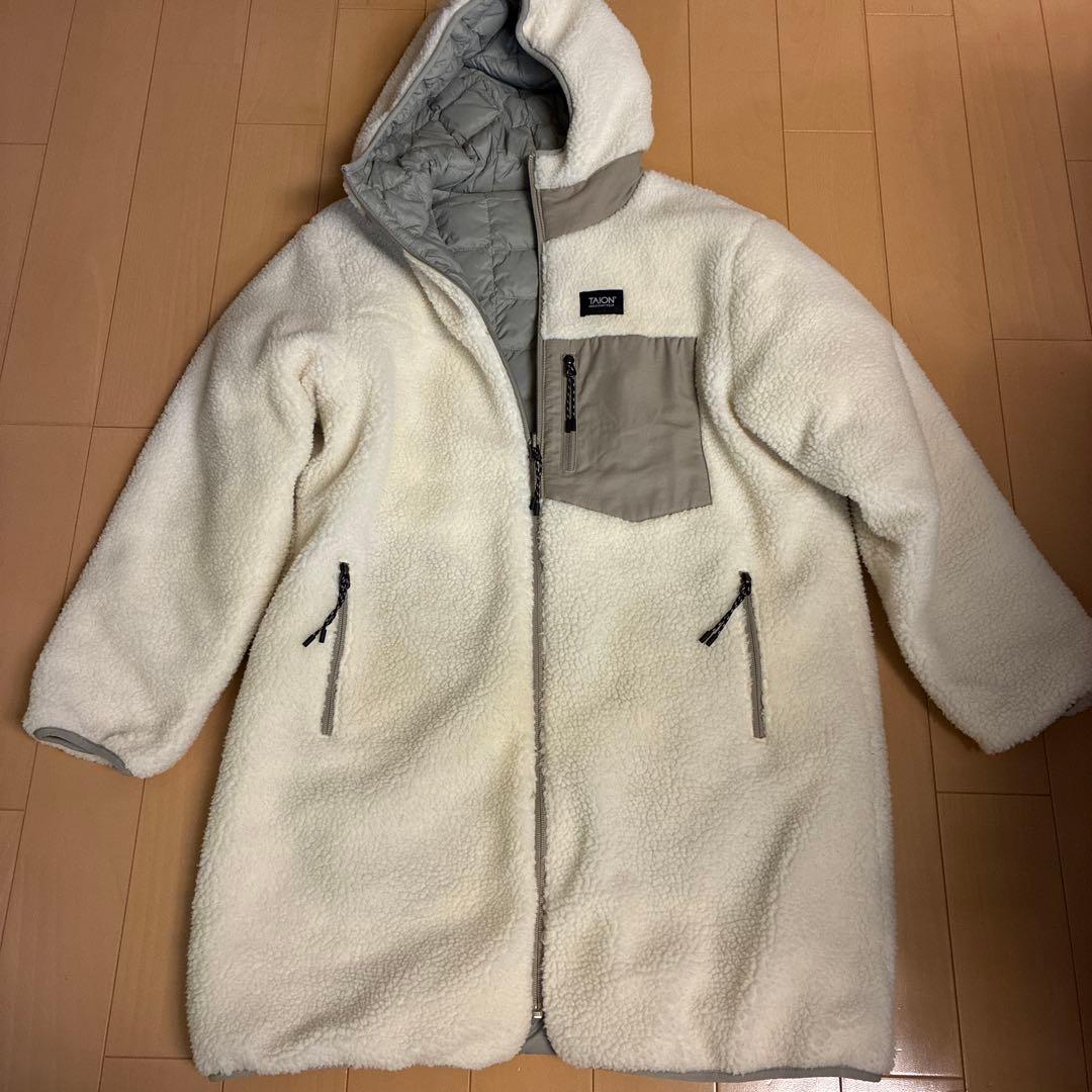 専用☆美品　NOLLEY'S×TAIO 別注ボア×ダウンフードコート　M