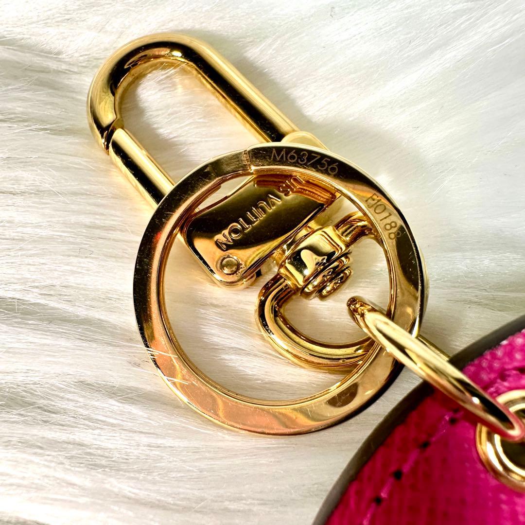 極美品 ルイヴィトン ポルトクレ キーリング モノグラム クリスマス限定 クマ