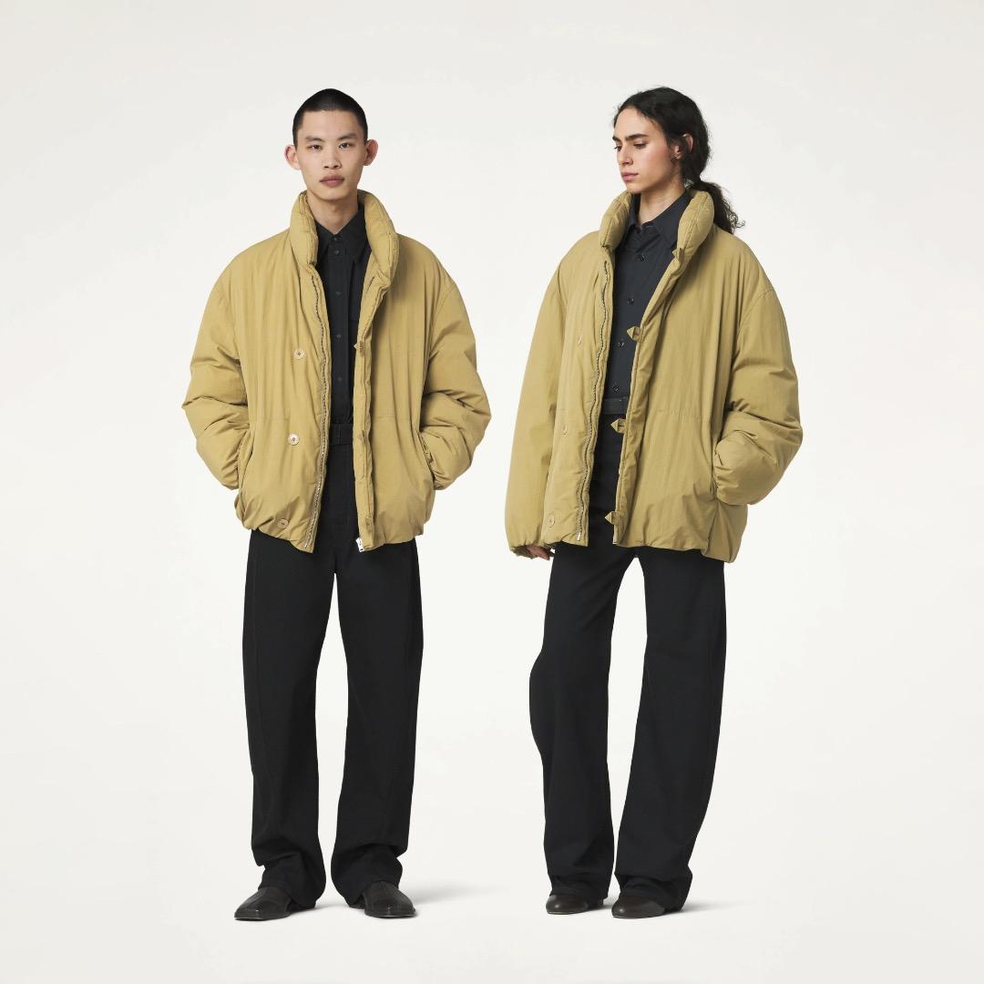 ジャケット・アウター LEMAIRE PUFFER BLOUSON Ochre Khaki sizeS