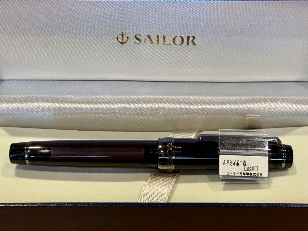 セーラー万年筆 プロフェッショナルギア ブラックスケルトン21金 M中字　限定品