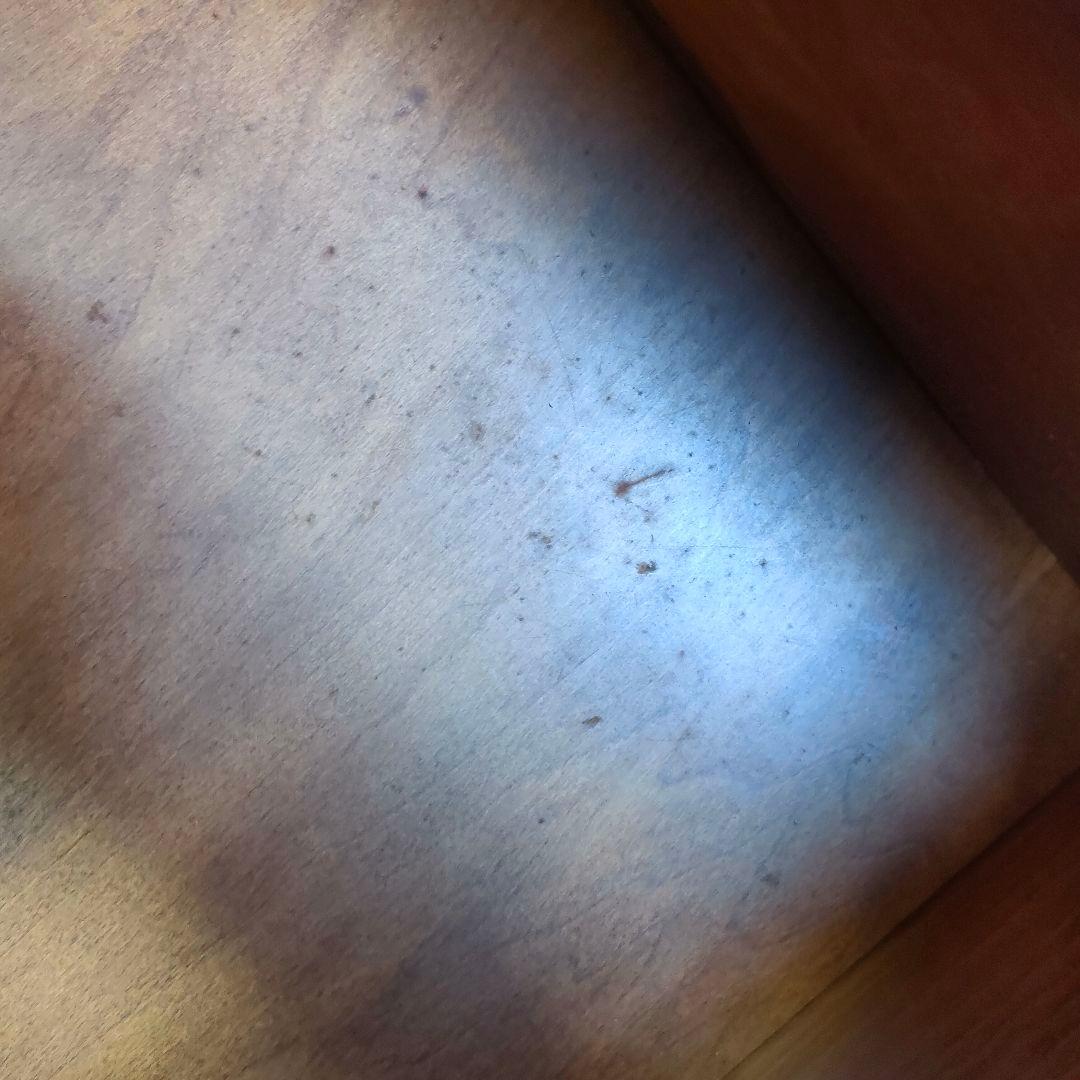 karimoku カリモク　木製電話　台マガジンラック　昭和レトロ　カリモクカグ