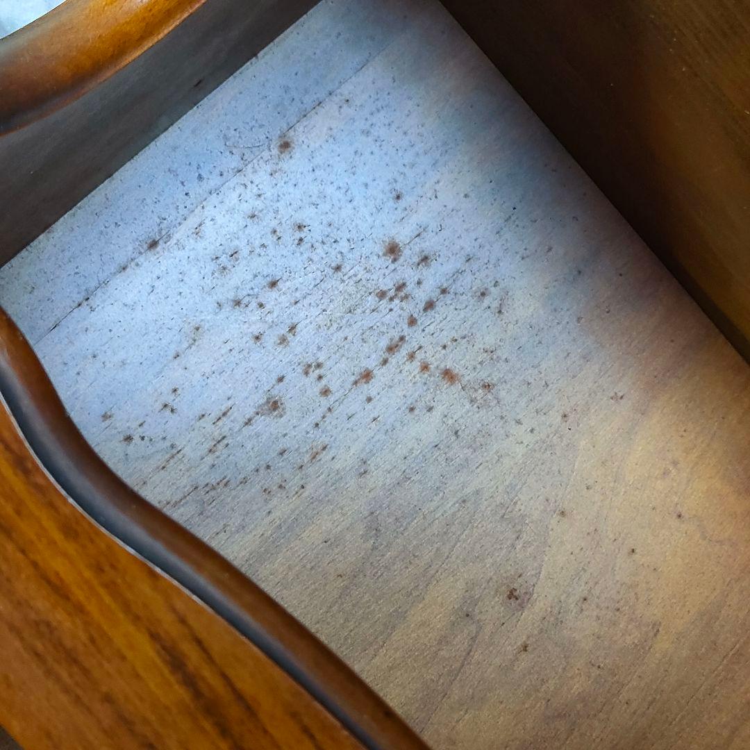 karimoku カリモク　木製電話　台マガジンラック　昭和レトロ　カリモクカグ