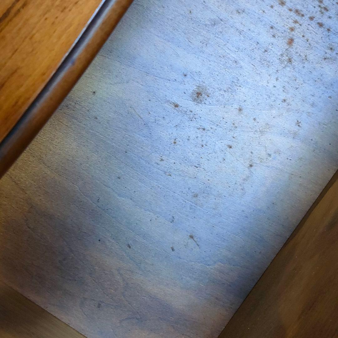 karimoku カリモク　木製電話　台マガジンラック　昭和レトロ　カリモクカグ