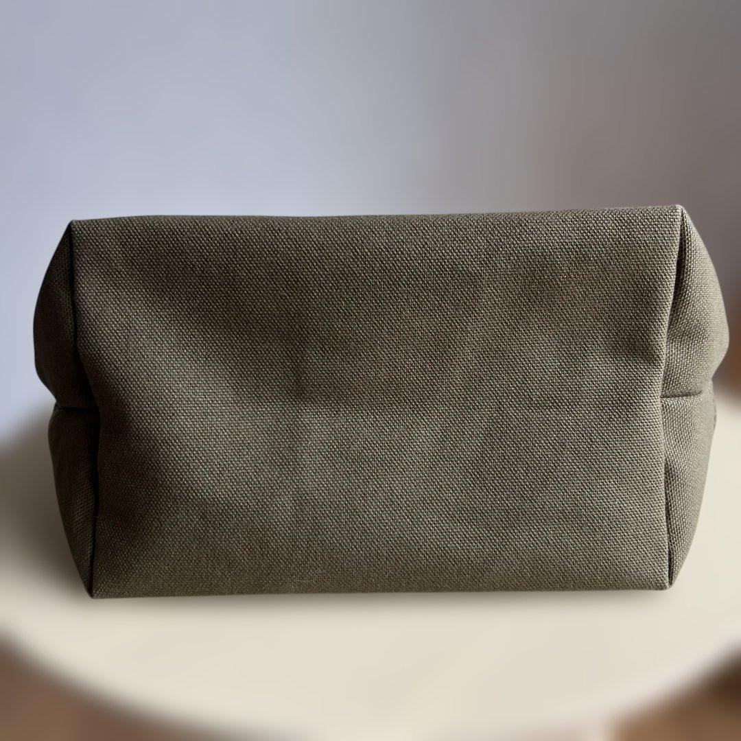 オールドテディ ワッペントートバッグ (小) ダークグリーン