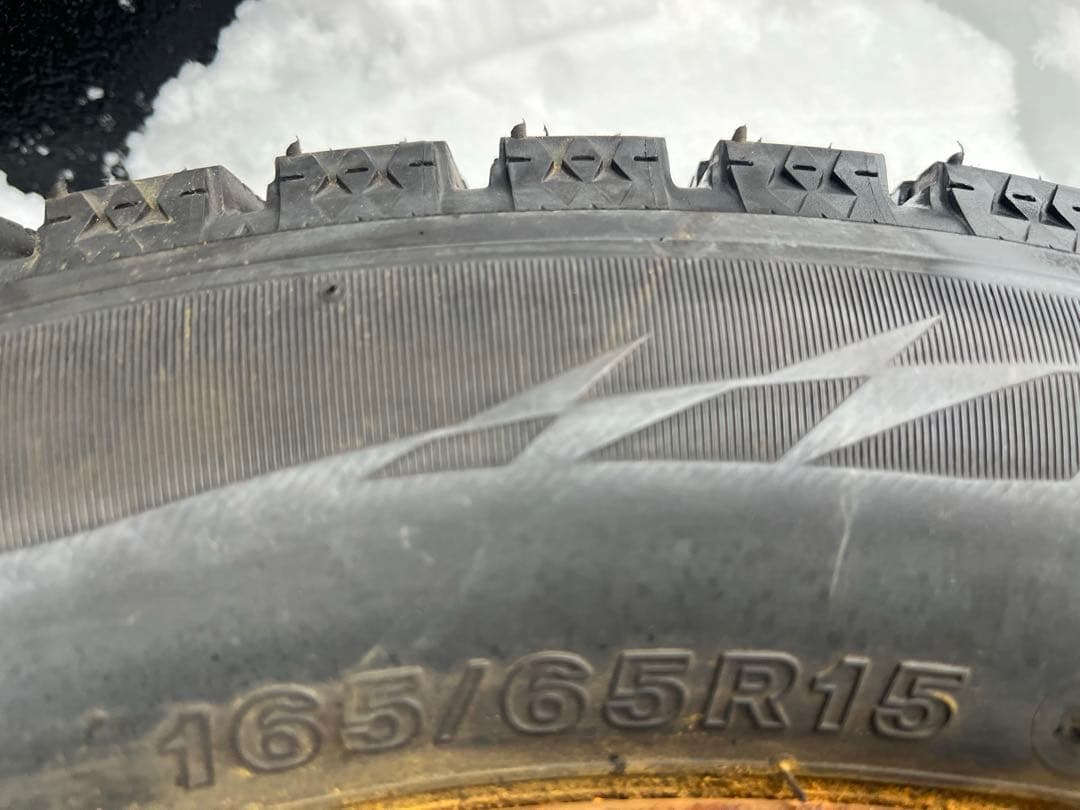 冬　165/65R15 ブリヂストン　VRX2 2023年　4本セット　イボ付