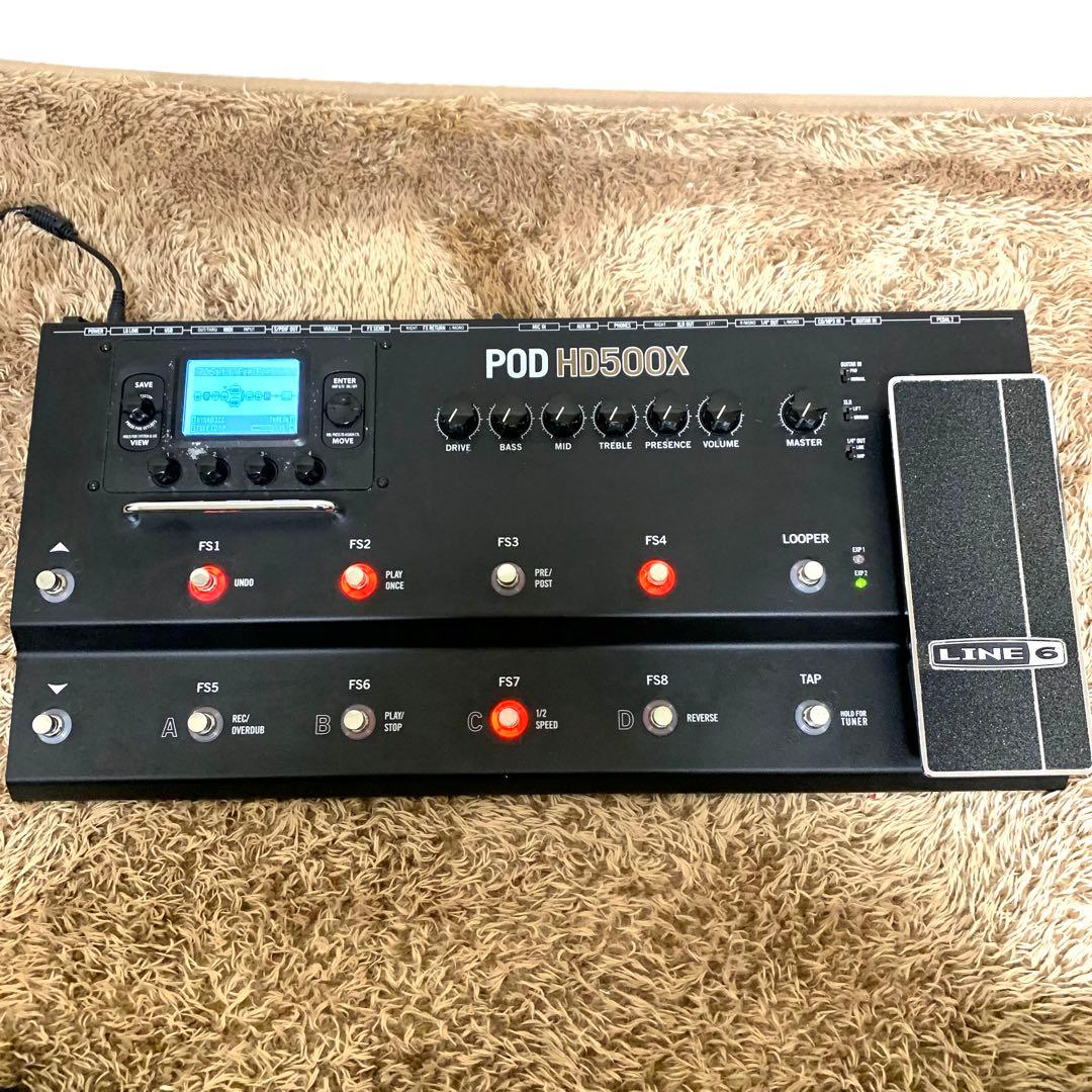 LINE6 POD HD500X②動作確認済 社外適合ACアダプター付属