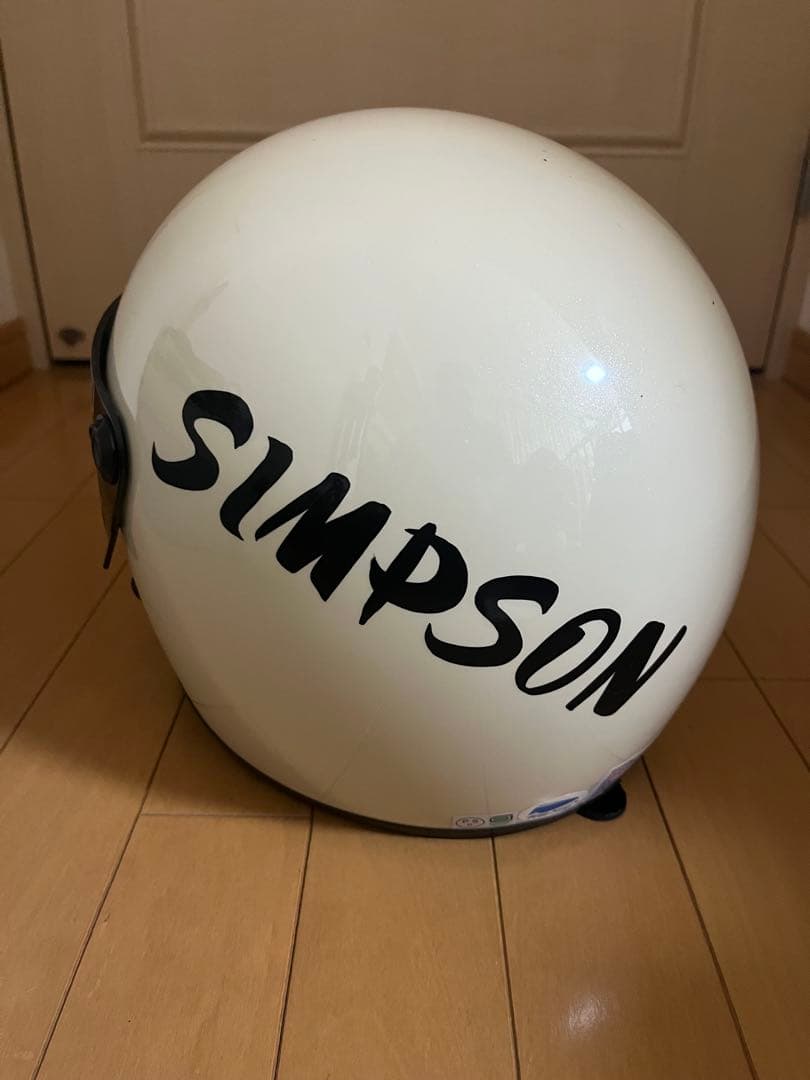 キキ3回だけ使用 希少限定カラーSIMSONロゴ入M10アイボリー