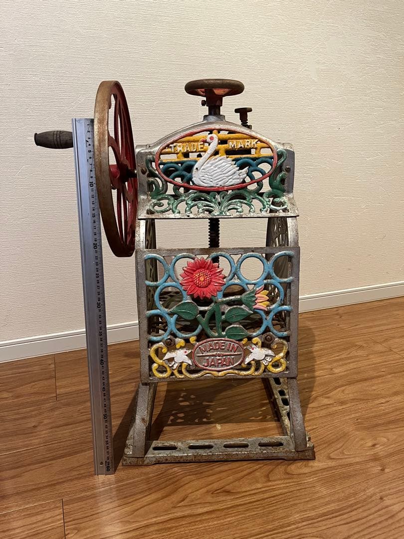 \"希少\" 昭和レトロ　かき氷　白鳥　色鮮やか　MADIN JAPAN