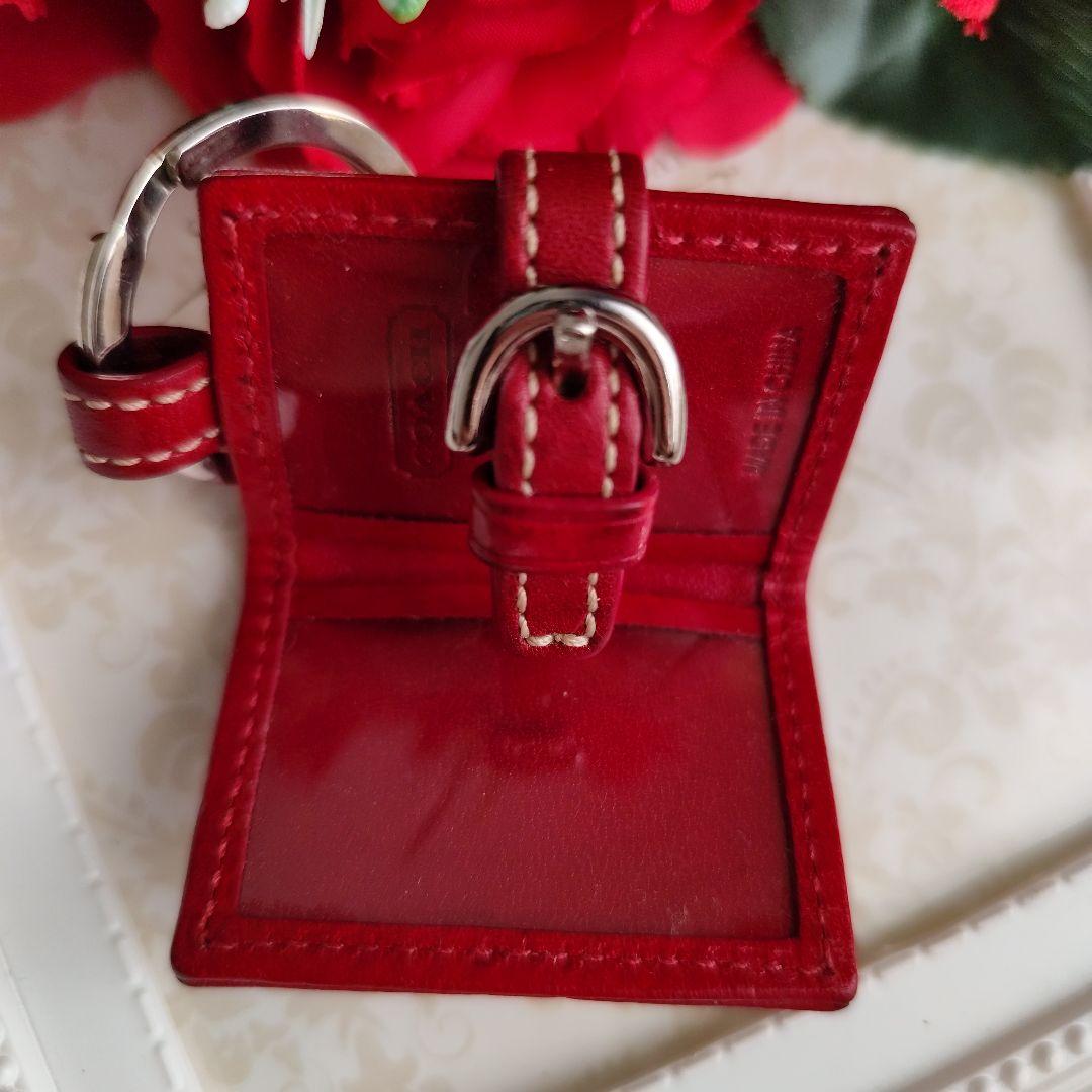 美品　コーチ　COACH キーホルダー　写真入れ