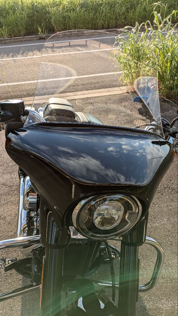 ハーレー　スポーツグライド FLSB用　ウインドシールド　クリア