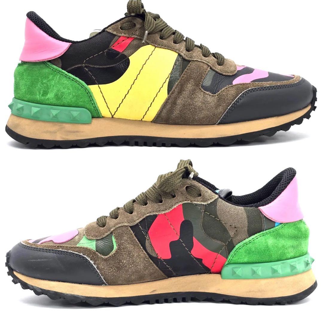 Valentino カモフラージュスニーカー 23.5cm