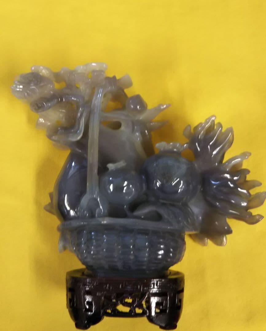 翡翠/翡翠置物/ラベンダー翡翠