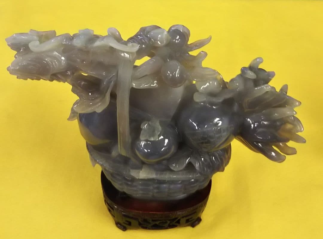 翡翠/翡翠置物/ラベンダー翡翠