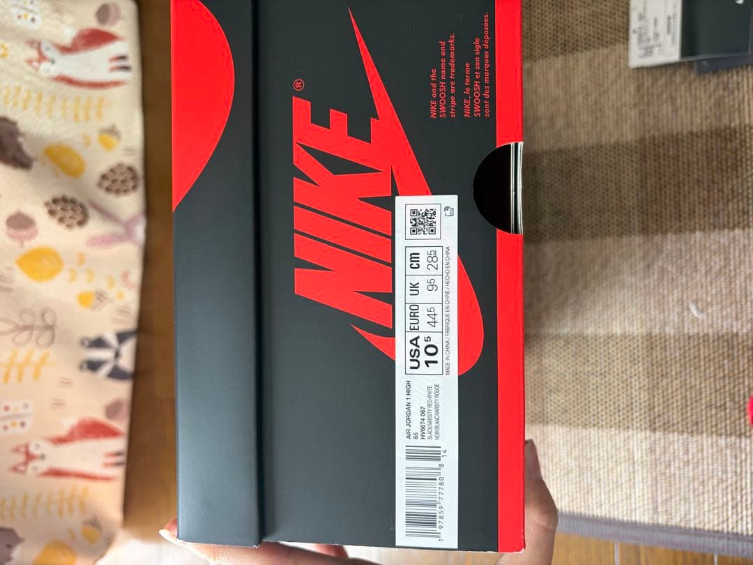 エアジョーダン1 85 ブレッド