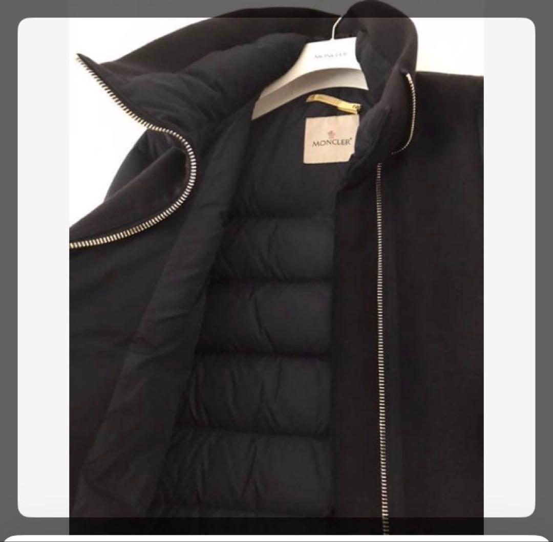 モンクレール　ウールとの組み合わせが素敵なダウンコート