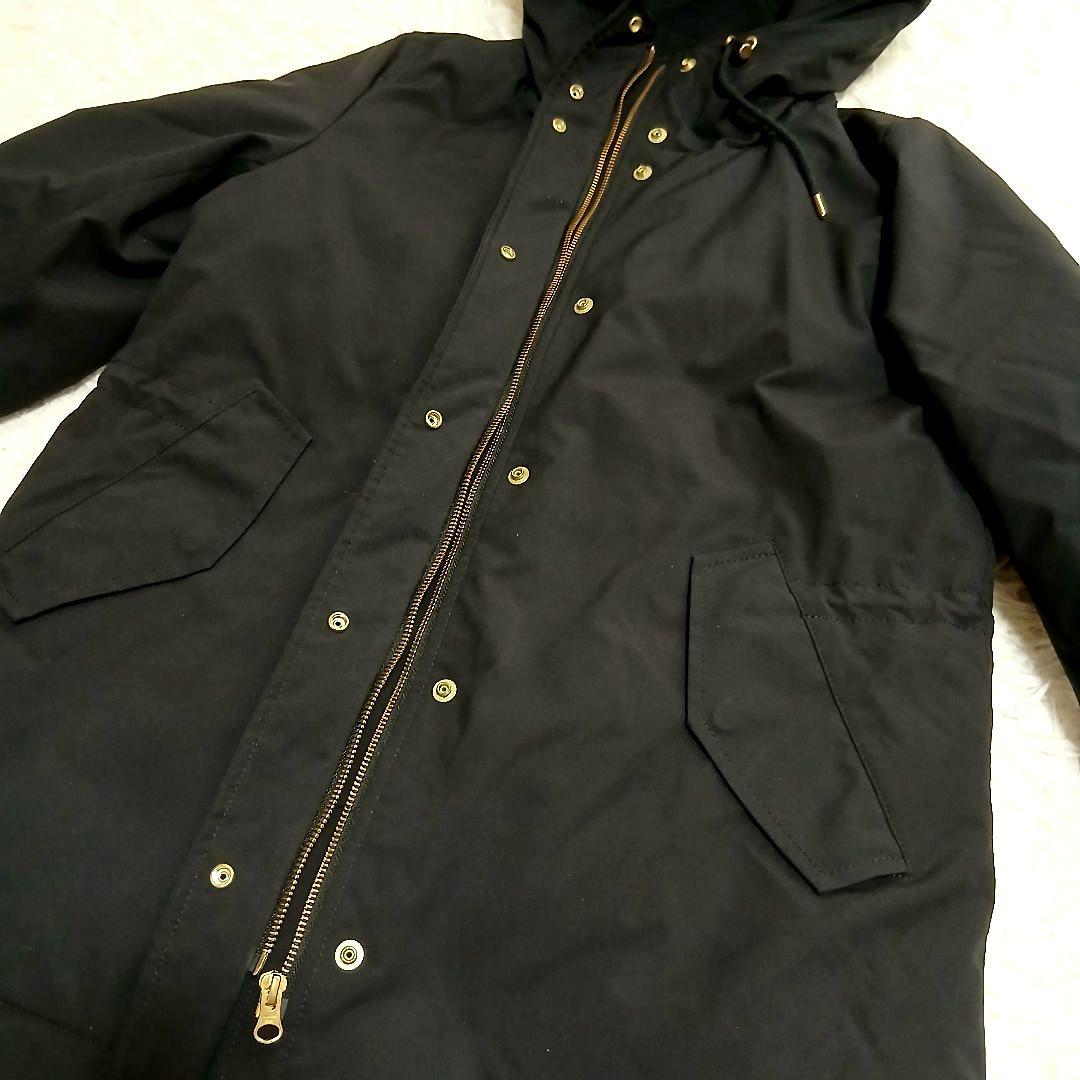 【23区】23AW　ミリタリーダウンコート　ブラック　小さいサイズ34