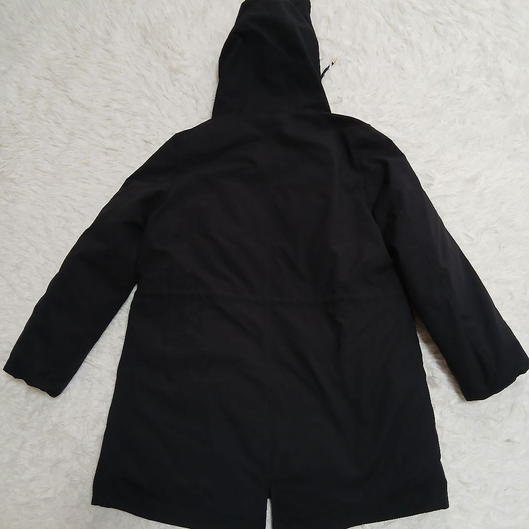 【23区】23AW　ミリタリーダウンコート　ブラック　小さいサイズ34