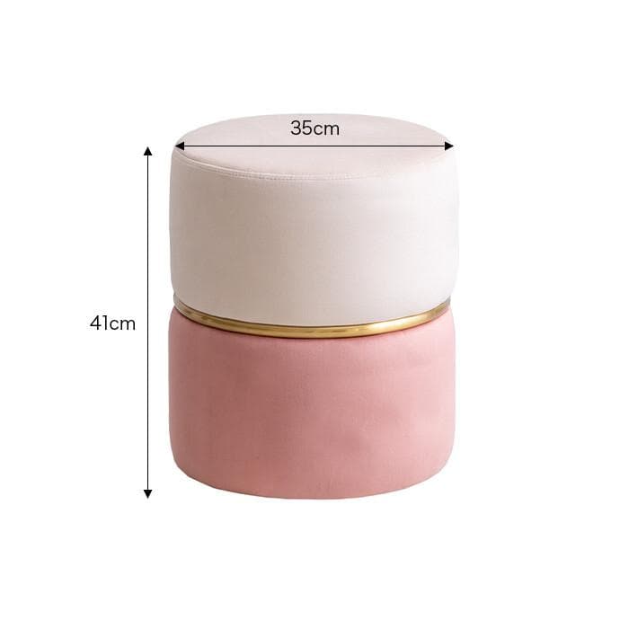 IN ST ANA　収納スツール　アイボリー＊グレー（ベージュ）