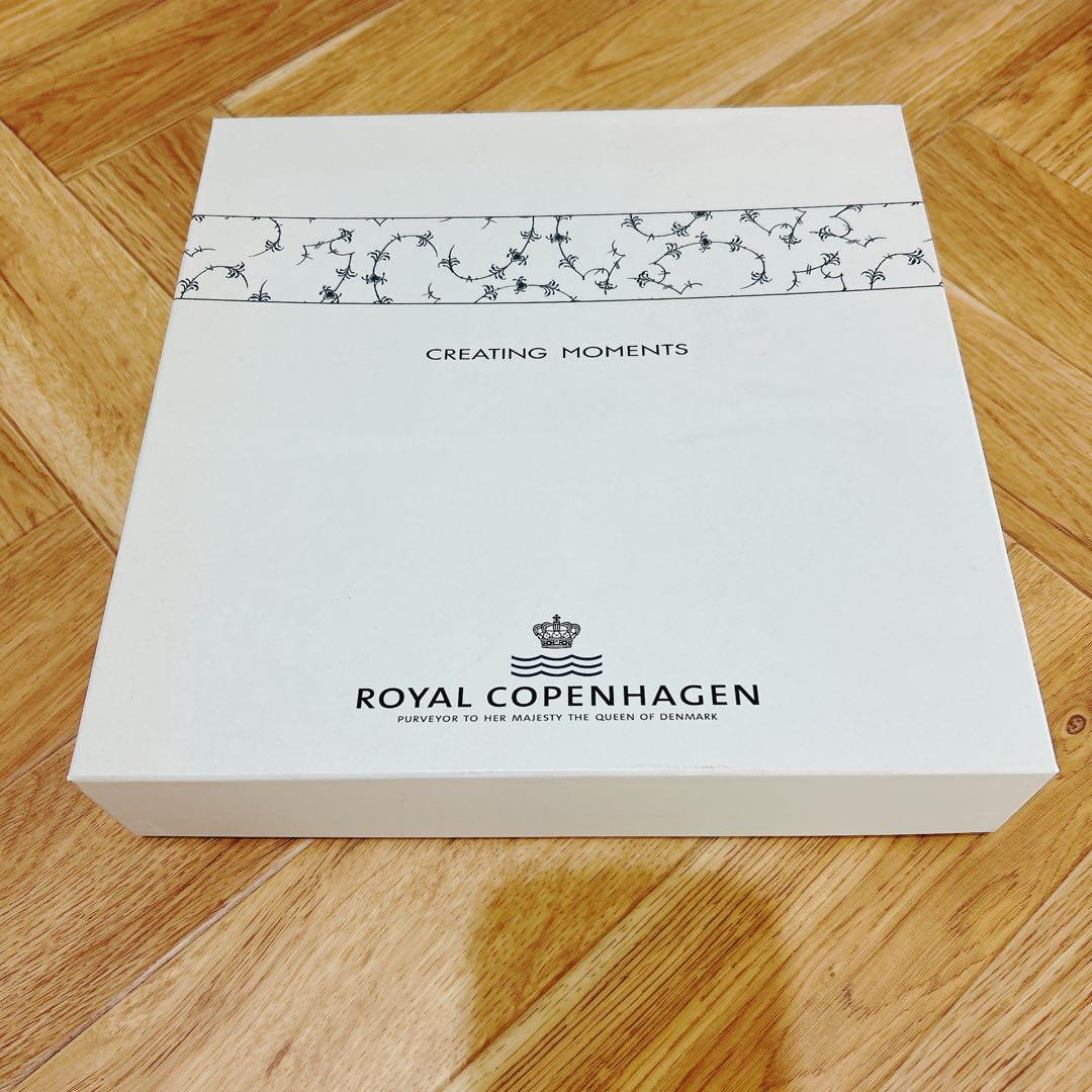 オリーブロイヤルコペンハーゲン ブルーパルメッテ プレートペア 26cm