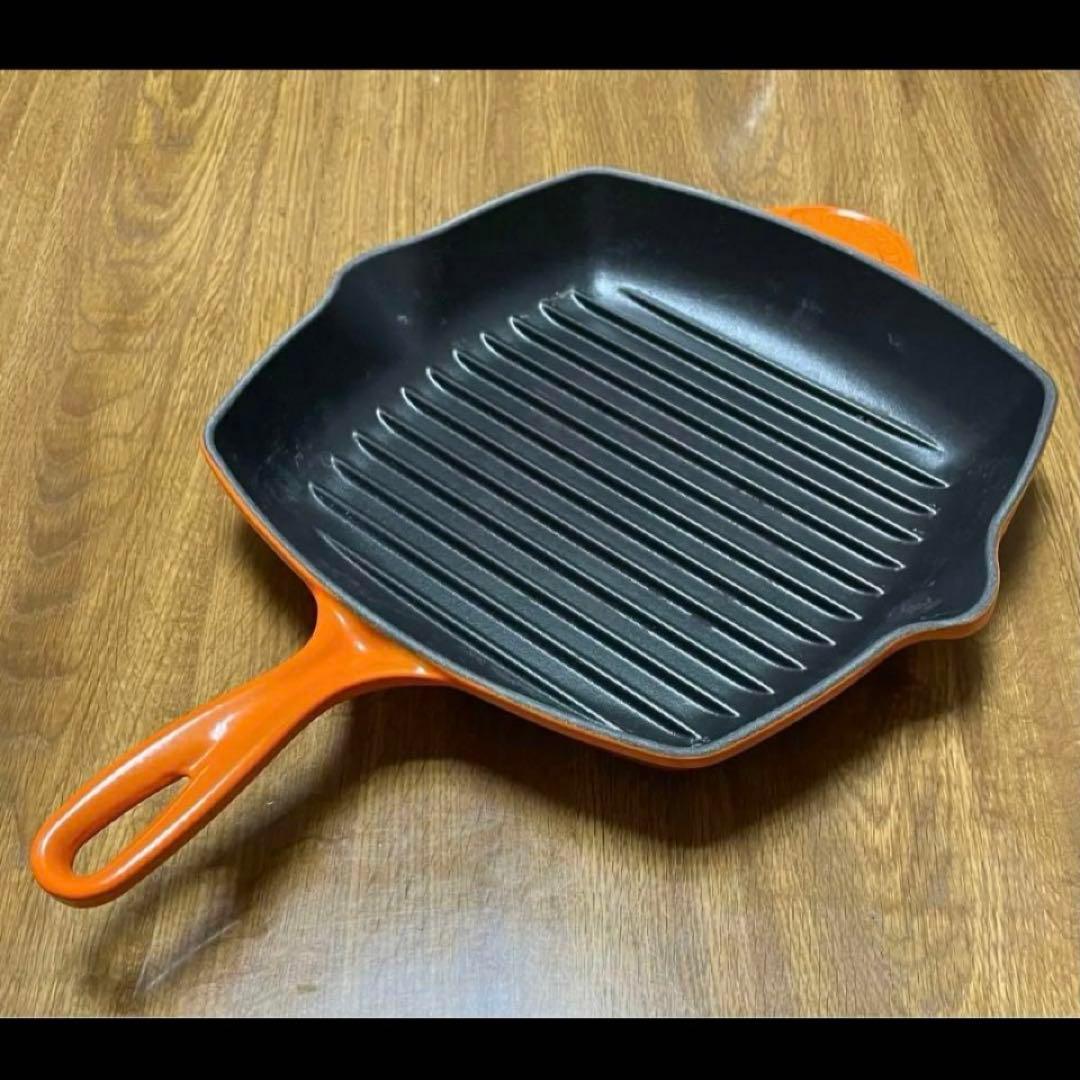 お買い得‼️le creuset 美品 ルクルーゼ26cm グリルパン フライパン