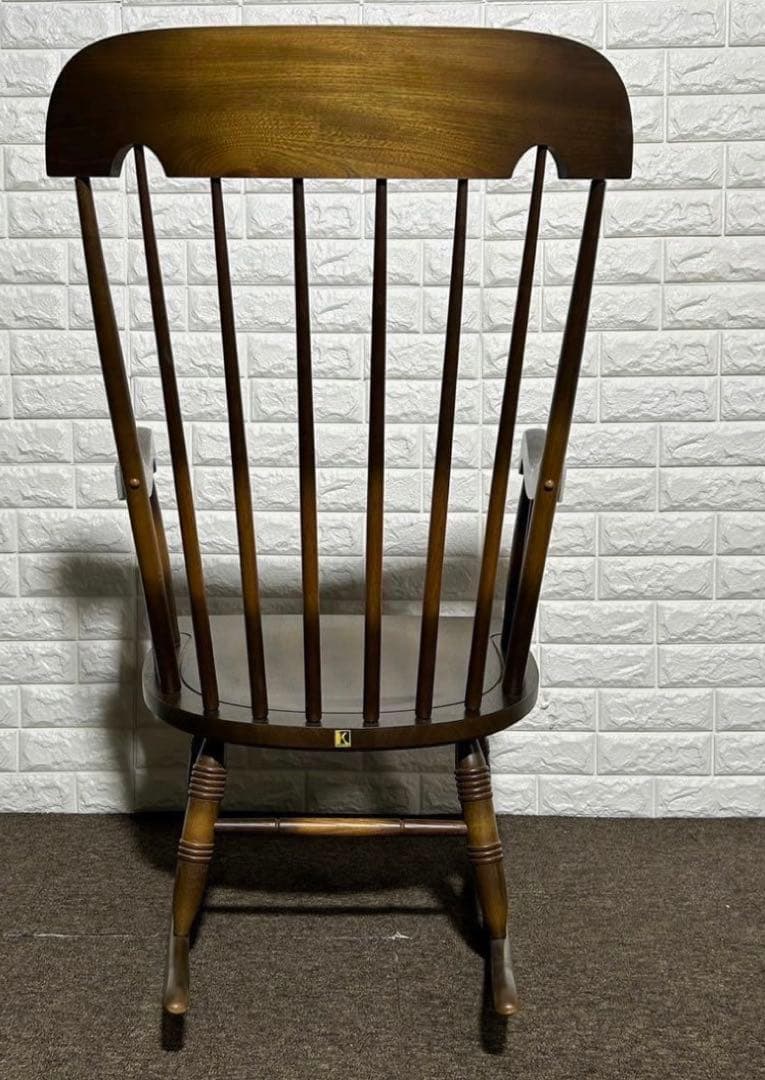 飛騨産業 ロッキングチェア　キツツキマーク