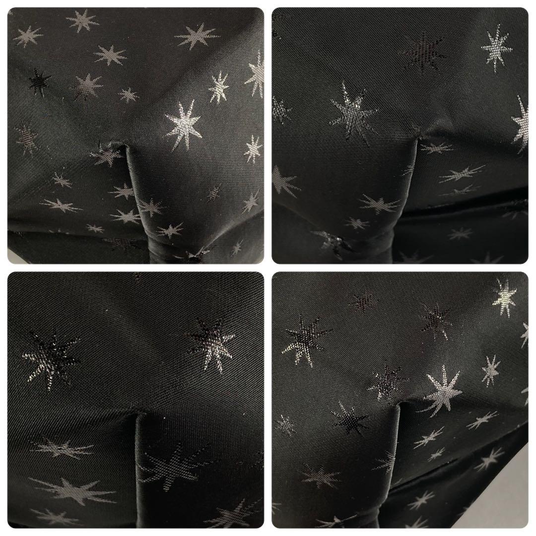 極美品】LONGCHAMPトートバッグ　エトワール プリアージュ ブラック星　L