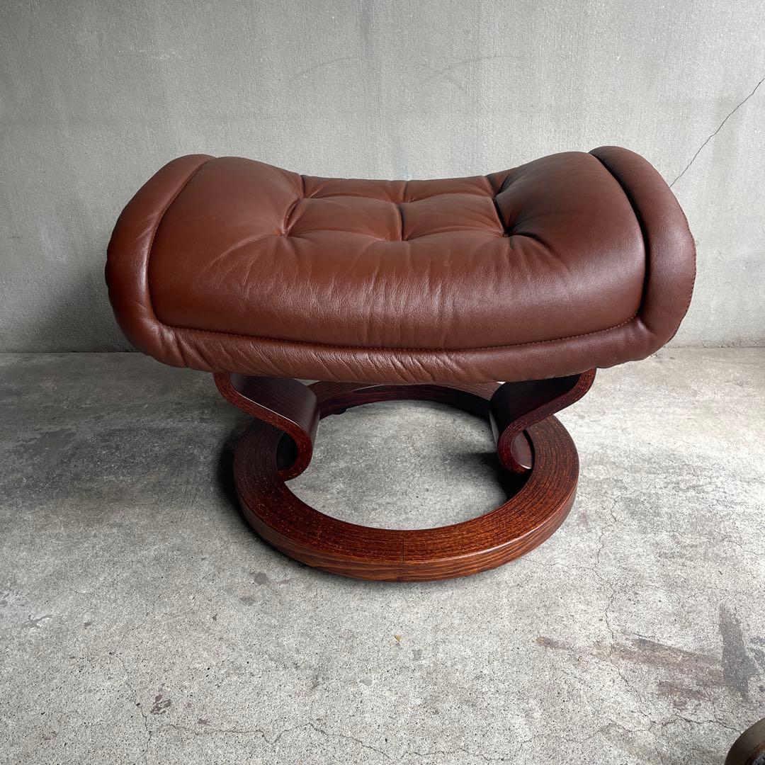 極美品　EKORNES エコーネスロイヤル オットマン