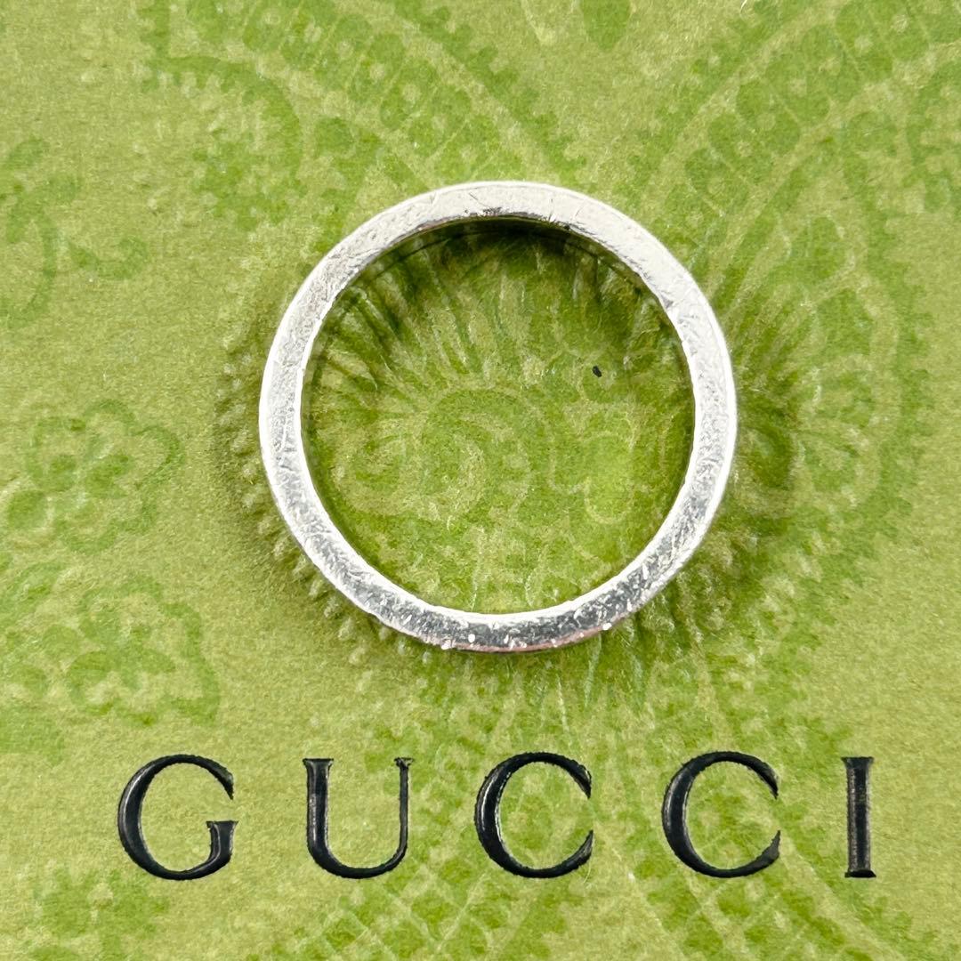 希少✨　グッチ　リング　ゴースト　スカル　ドクロ GG シルバー Ag925