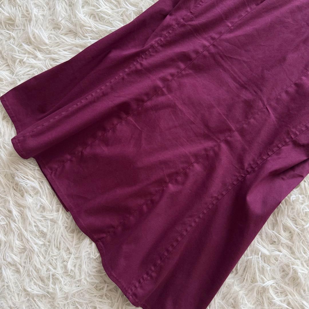 【グッチ】トムフォード期　ブラウス　ホースビット ボルドー　36 パフスリーブ