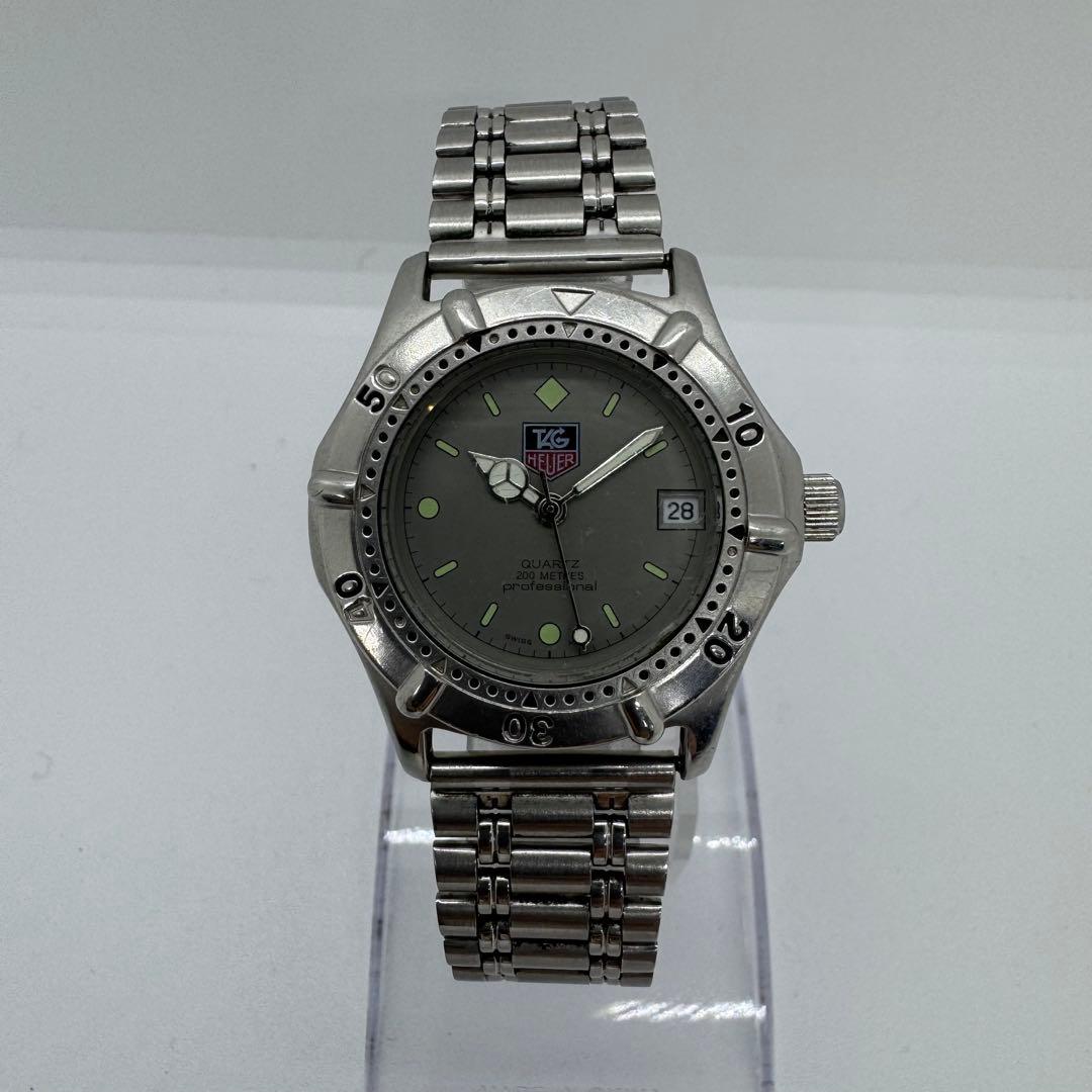✨TAGHEUER✨タグホイヤー✨デイト✨クォーツ✨グレー文字盤✨腕時計✨