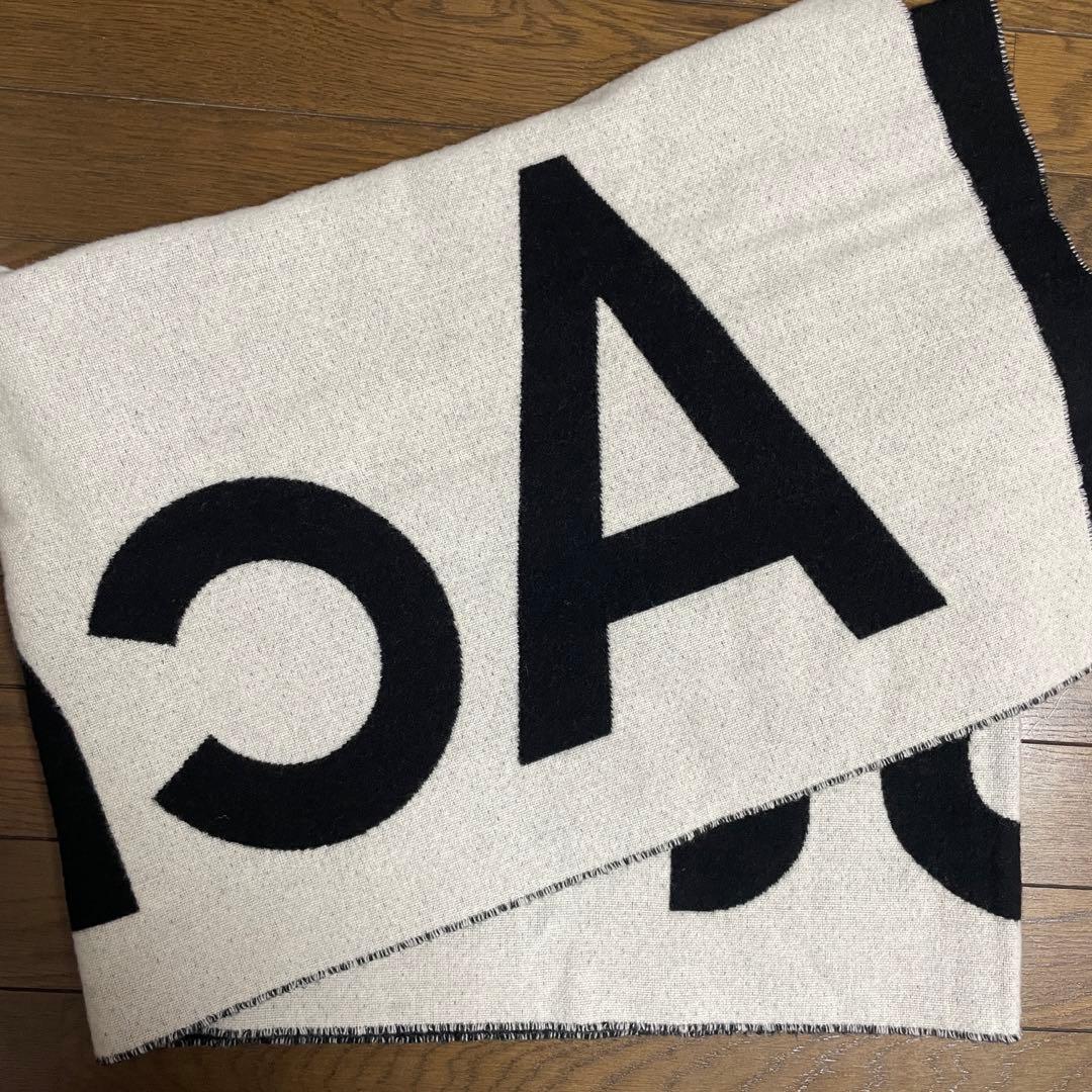 acne studios マフラー　スカーフ　ブラック